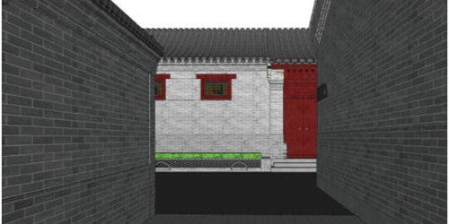 胡同对景设置 胡同对景设置