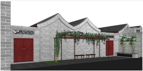 入户空间以及绿池设置  入户空间以及绿池设置