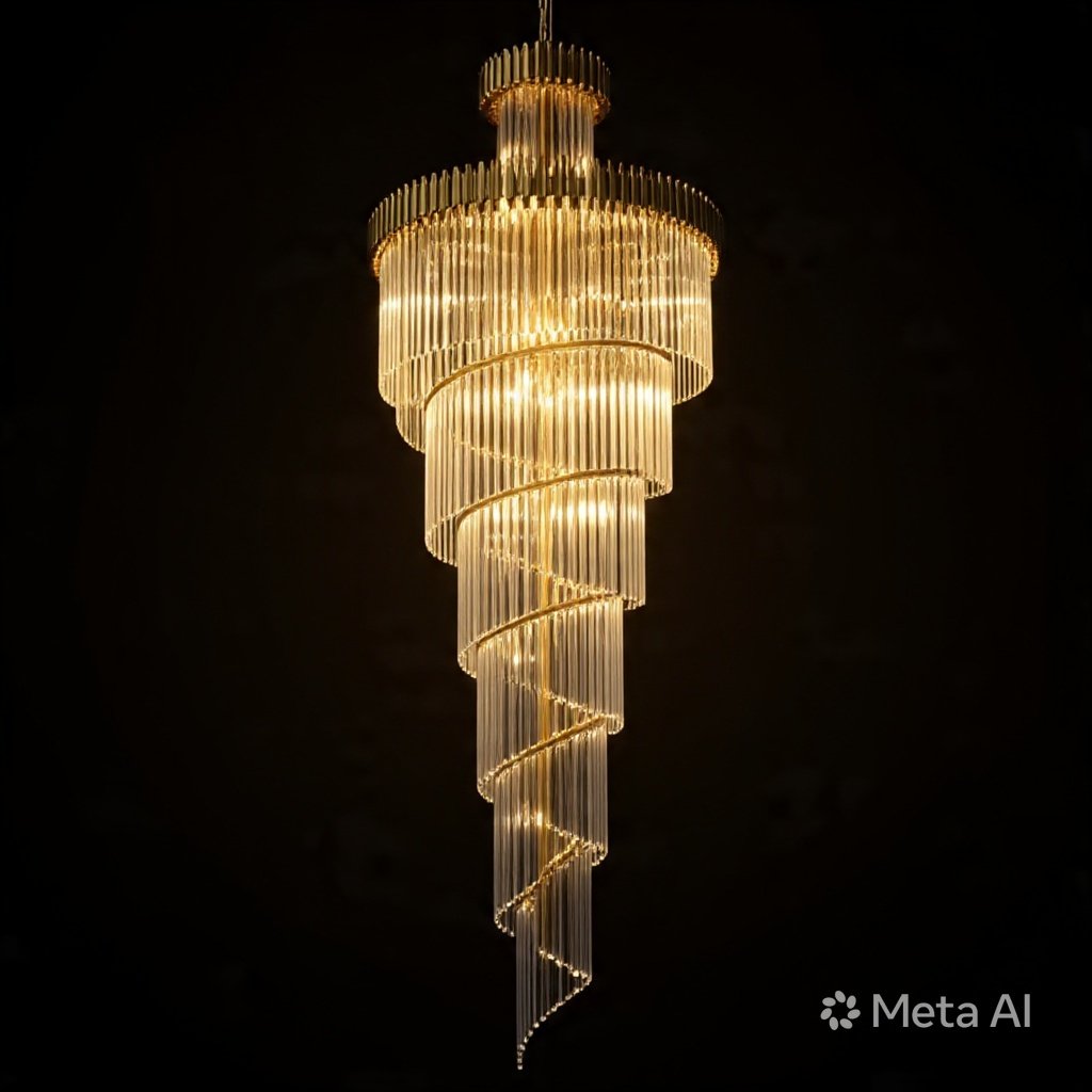 DOUBLE HEIGHT CHANDELIER image 3