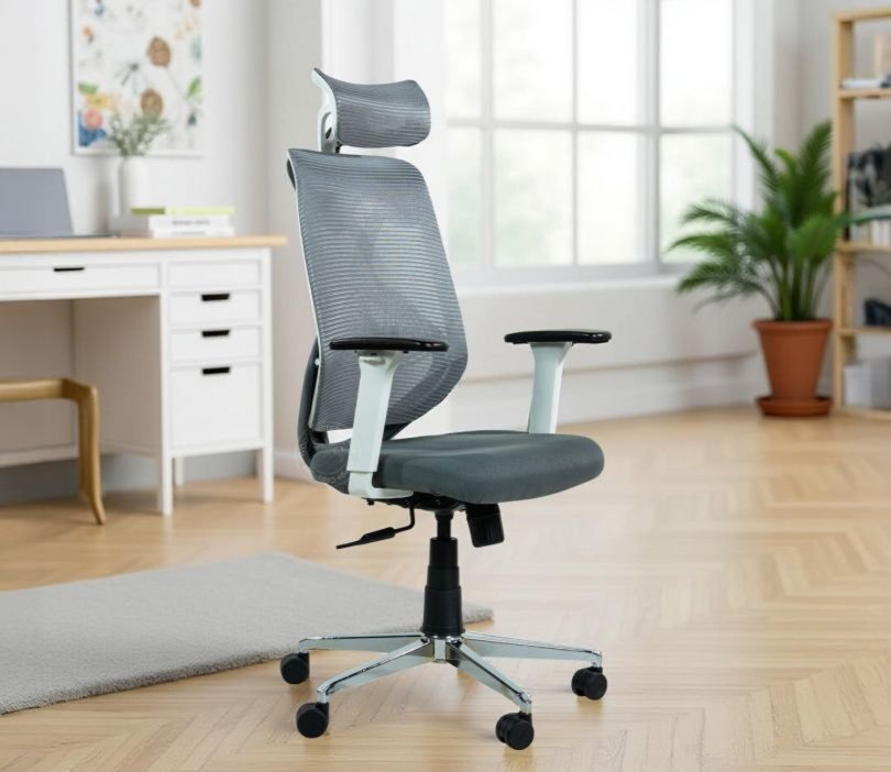 Ergopro Luxe High-Back Mesh Office Chair (Slate Gray)