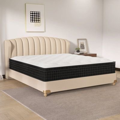 Restomax Elite 8 inches Pocket Spring King Mattress, - White