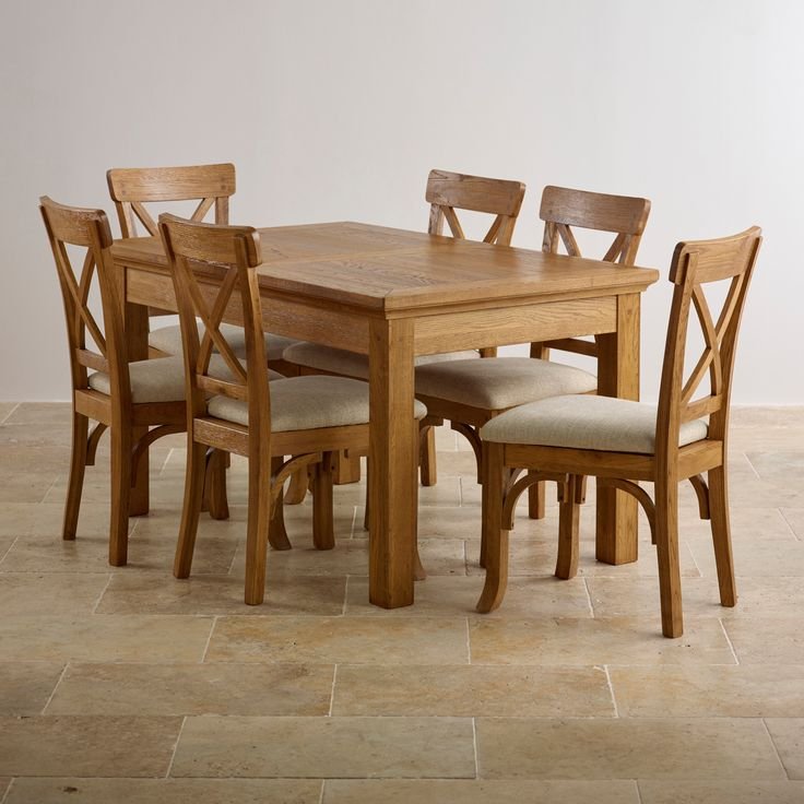 SOLID TEAK CLASSY DESING 6 SEATER WOODERN TOP DINING SET