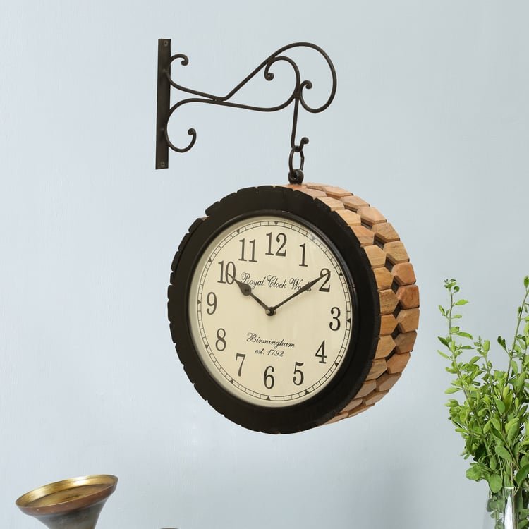 WALL CLOCK WITH SIDE STAND